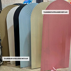 اجاره بک گراند شیاردار چوبی