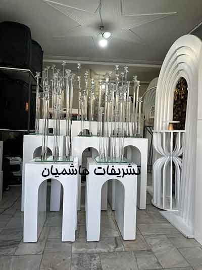 Crystal-candlestick-rental اجاره شمعدان کریستال